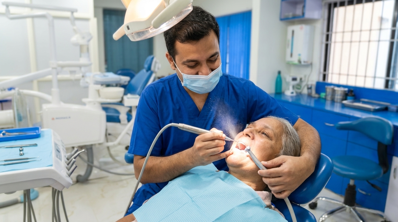 Ultrasonic Scaling & Polishing